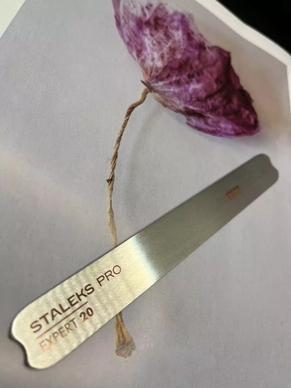 Metal base for straight nail file Staleks Pro Expert 20 - Image 4