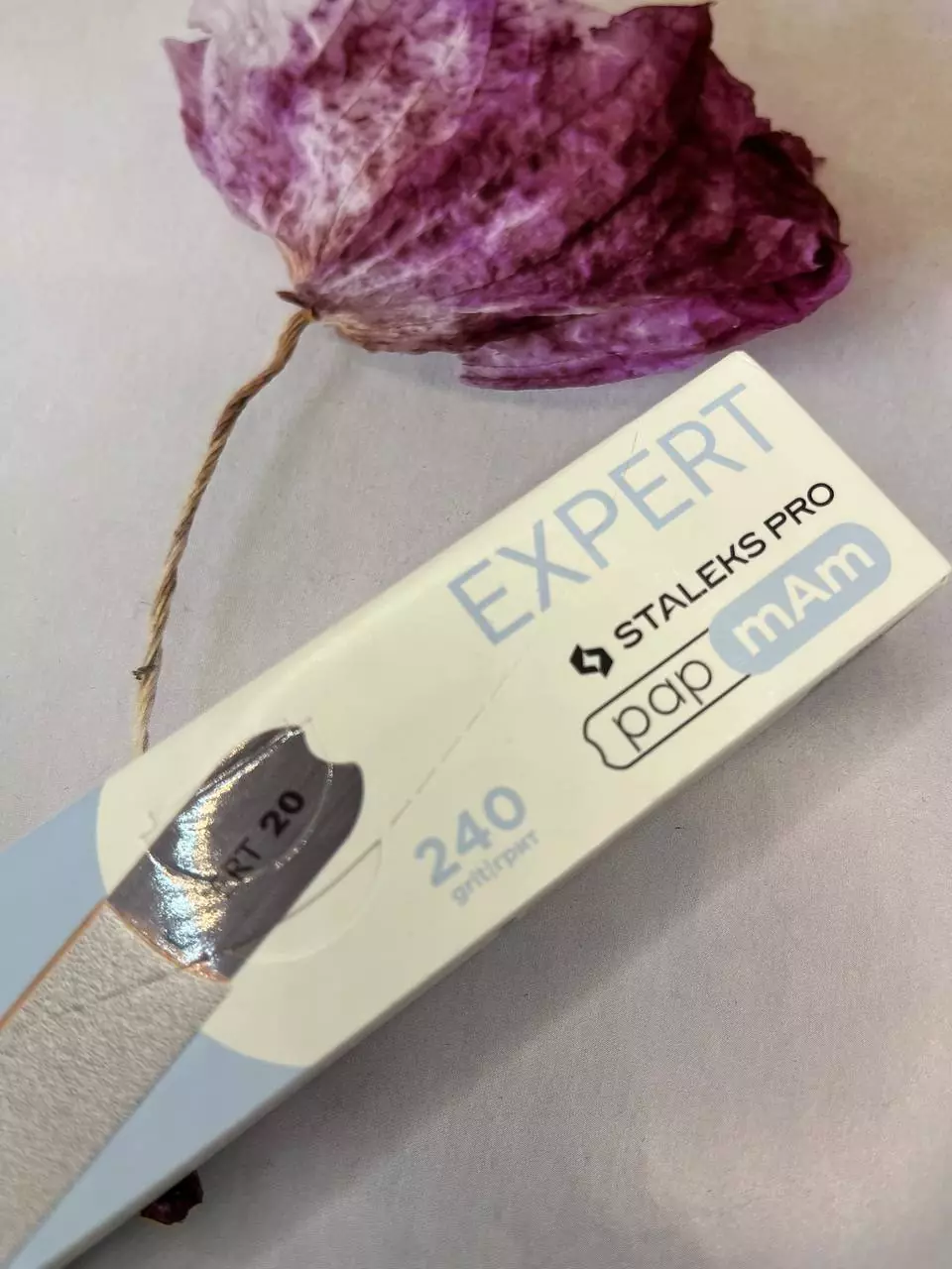 Replacement files white papmAm for straight file 240 grit STALEKS PRO EXPERT 20 50 pcs DFCE-20-240w - Image 3