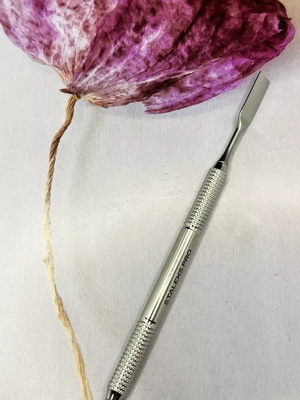 Manicure shovel Staleks Pro Expert 51 Type 1 (flat straight pusher + ring) PE-51/1 - Image 5