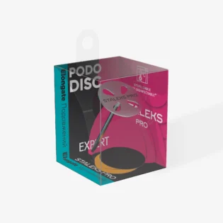 Pedicure disc Pododisc Staleks Pro L and set of disposable file 180 grit 5 pcs (25 mm)