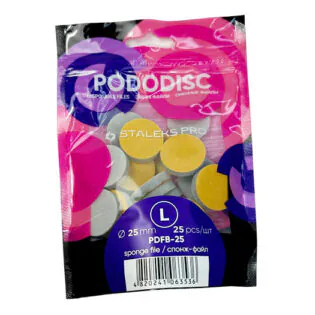 Disposable files-sponges for pedicure disc Pododisc Staleks Pro L (25 pcs)