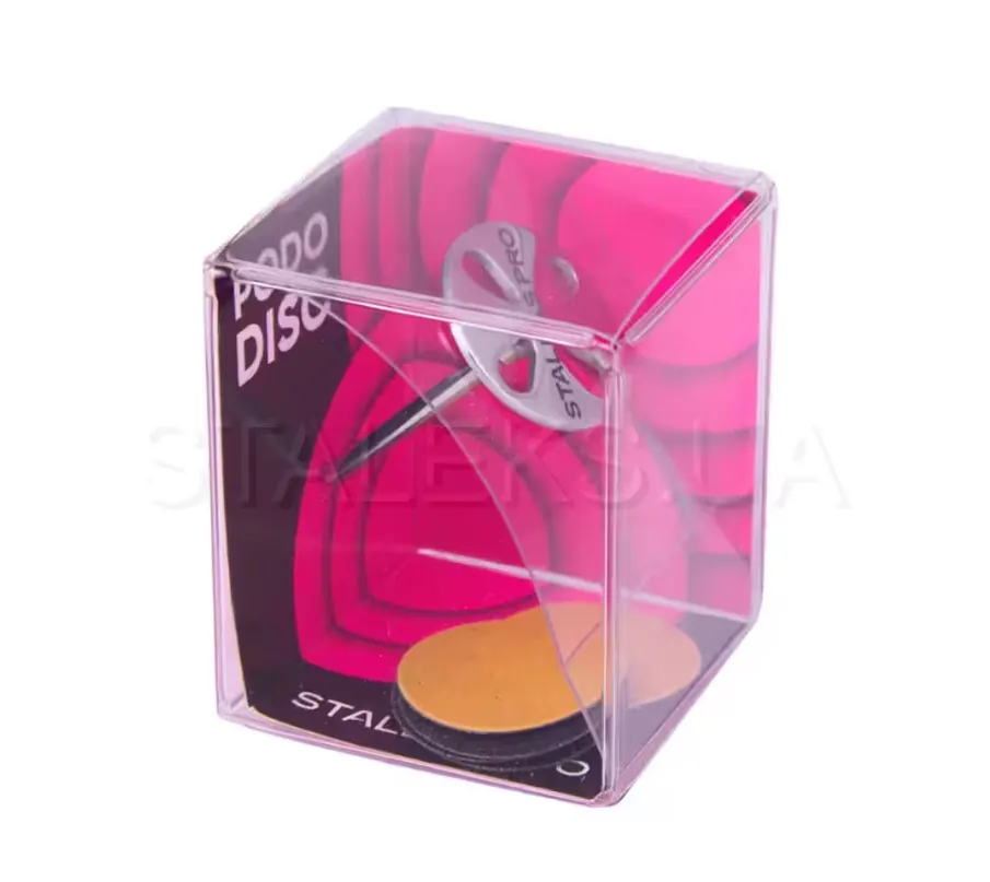 Disco de pedicura Pododisc Staleks Pro L y juego de lima desechable grano 180 5 piezas (20 mm)